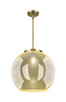 Innovations - 221-1S-AB-G128-16 - One Light Pendant - Essex - Antique Brass