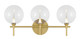 Eurofase - 48913-010 - Three Light Vanity - Iissa - Gold