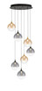 Eurofase - 48930-042 - LED Chandelier - Iissa - Gold-Black Mix