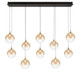 Eurofase - 48932-035 - Ten Light Chandelier - Iissa - Gold