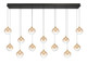 Eurofase - 48938-037 - LED Linear Chandelier - Iissa - Gold
