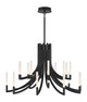 Eurofase - 49012-033 - 20 Light Chandelier - Olette - Black