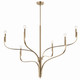 Livadia Six Light Chandelier (52674CPZ)