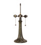 Meyda Tiffany - 119551 - Two Light Table Base - Leaf - Mahogany Bronze