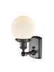manufacturer_finish:Oil Rubbed Bronze|manufacturer_glass:Cased Matte White Beacon|light_output:220.00lm|color_temperature:2200K|cri:99
