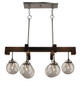 Artcraft - AC10446EN - Six Light Island Pendant - Espresso - Deep Expresso Brown