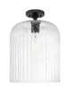 Innovations - 434-1F-BK-G559-12CL - One Light Flush Mount - Downtown Urban - Matte Black