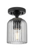 Innovations - 434-1F-BK-G559-5SM - One Light Flush Mount - Downtown Urban - Matte Black
