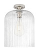 Innovations - 434-1F-SN-G559-12CL - One Light Flush Mount - Downtown Urban - Satin Nickel