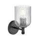 Downtown Urban One Light Wall Sconce (434-1W-BK-G559-5SDY)