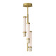 ET2 - E11053-01TVGLD - LED Pendant - Travertine - Travertine / Gold