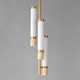 Travertine LED Pendant (E11053-01TVGLD)