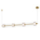 ET2 - E11084-124NAB - LED Linear Pendant - Elysian - Natural Aged Brass