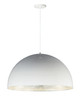 ET2 - E24906-GWAL - LED Pendant - Hemisphere - Gloss White / Aluminum