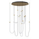 ET2 - E24988-NAB - LED Pendant - Soleil - Natural Aged Brass
