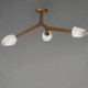 ET2 - E32790-93NAB - LED Flush Mount - Blossom - Natural Aged Brass