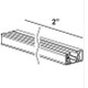 TRACK,2FT,WHITE (1002-02)