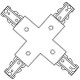 X CONNECTOR,WHITE (1550-02)