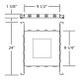 NC PLATE AND IC BOX NCP,TE211/GU10/TR/611LED (24063-012)
