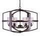 Forte - 2718-06-32 - Six Light Foyer Pendant - Hyde - Antique Bronze