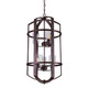 Forte - 2719-06-32 - Six Light Entry Chandelier - Hyde - Antique Bronze