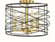 manufacturer_finish:Brushed Brass/Matte Black|manufacturer_glass:metal wire 22 x 22 x 10H