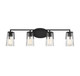 Savoy House - 8-7045-4-BK - Four Light Bath Bar - Sacremento - Black