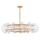 Fredrick Ramond - FR41926DA - LED Chandelier - Seraphina - Distressed Brass
