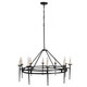 Gabby - SCH-175658 - Ten Light Chandelier - Tyrell - Antique Plaster White|Brushed Antique Black