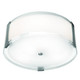 Access - 50120-BS/OPL - Three Light Flush Mount - Tara - Brushed Steel