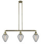 Innovations - 213-AB-G165 - Three Light Island Pendant - Franklin Restoration - Antique Brass