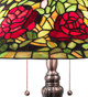 Tiffany Rosebush Three Light Table Lamp (228817) Tiffany Rosebush Three Light Table Lamp (228817)