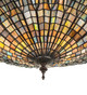Tiffany Lotus Leaf Three Light Semi-Flushmount (243228)