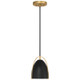 Axel One Light Pendant (63136-MBL)