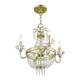 Valentina Four Light Mini Chandelier/Ceiling Mount (51844-28)