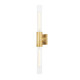Hudson Valley - 1202-AGB - Two Light Wall Sconce - Asher - Aged Brass