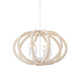 Hudson Valley - 1206-WP - Six Light Chandelier - Lewiston - White Plaster