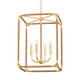 Hudson Valley - 1604-GL - Four Light Lantern - Laurenceston - Gold Leaf