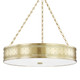 Hudson Valley - 2230-AGB - Six Light Chandelier - Gaines - Aged Brass
