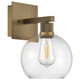 Port Nine Burgundy LED Wall Sconce (63145LEDDLP-ABB/CLR)