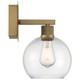 Port Nine Burgundy LED Wall Sconce (63145LEDDLP-ABB/CLR)