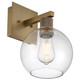 Port Nine Burgundy LED Wall Sconce (63145LEDDLP-ABB/CLR)