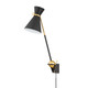 Hudson Valley - 3530-AGB/SBK - One Light Wall Sconce - Winsted - Aged Brass