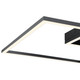 Squared LED Wall Fixture in Black (18-63967LEDD-BL/ACR)