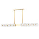 Hudson Valley - 4260-AGB - 20 Light Island Pendant - Austen - Aged Brass