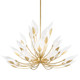 Hudson Valley - 4856-GL - 24 Light Chandelier - Blossom - Gold Leaf
