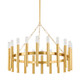 Hudson Valley - 5742-AGB - 20 Light Chandelier - Pali - Aged Brass Hudson Valley - 5742-AGB - 20 Light Chandelier - Pali - Aged Brass