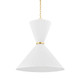 Hudson Valley - 5930-AGB - Two Light Pendant - Enid - Aged Brass