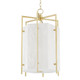Hudson Valley - 7019-AGB - LED Lantern - Flatbush - Aged Brass