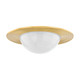 Hudson Valley - 7123-AGB - LED Flush Mount - Geraldton - Aged Brass